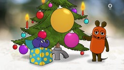 Maus, Elefant, Weihnachtsbaum