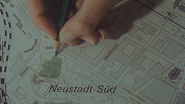 Ein Stadtplan wird gezeichnet