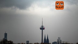 Nordrhein-Westfalen, Köln, Dom, Fernsehturm, Wolken