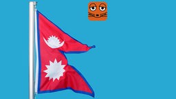 Die Fahne von Nepal