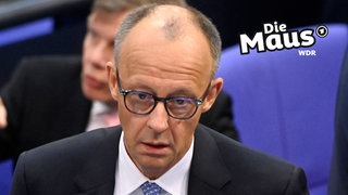 Friedrich Merz guckt unglücklich