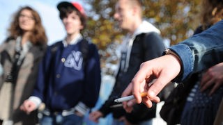 Rauchende Jugendliche