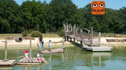 Wasserspielplatz am Naturbad Olfen