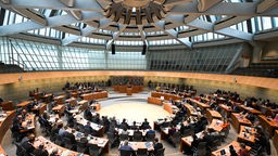 Plenarsaal des Landtags NRW