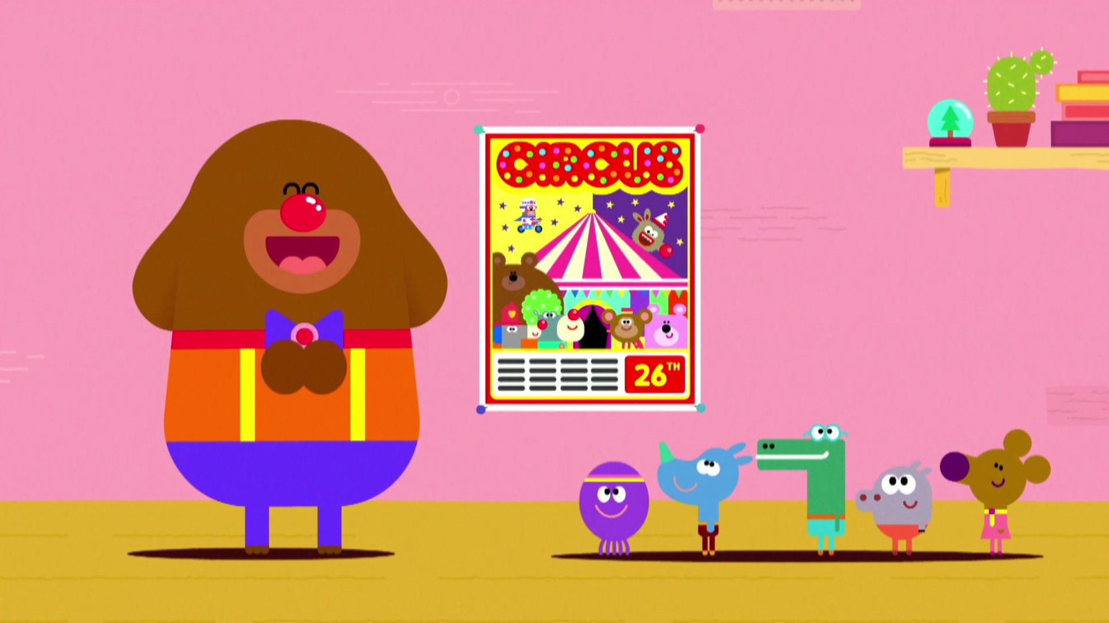 Hey Duggee und der Zirkus-Button