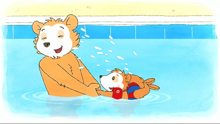 Bobos im Freibad