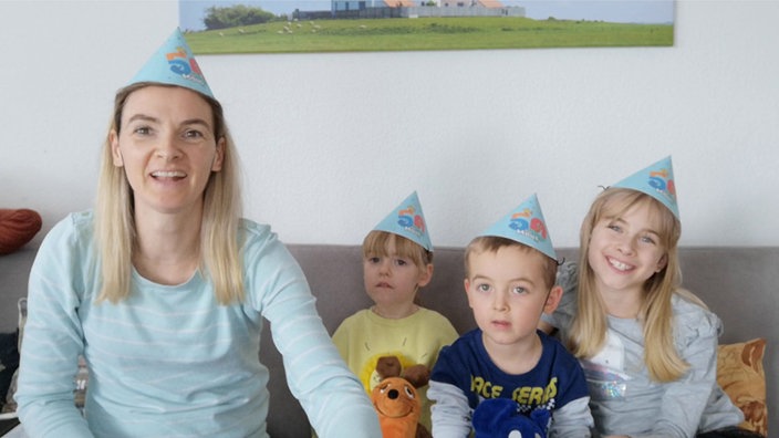Feline mit Familie