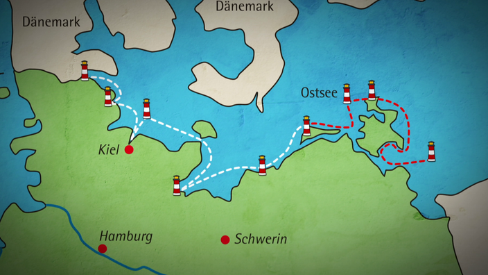 Immer an der Ostseeküste entlang geht die Reise von Armin.