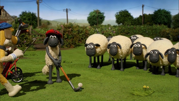 Shaun spielt Crossgolf