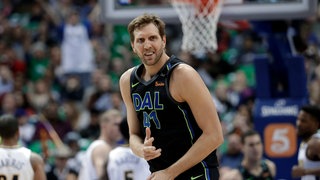 Dirk Nowitzki im Trikot der Dallas Mavericks.