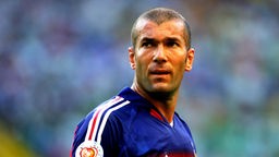 Porträt Zinedine Zidane.