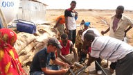 THW-Helfer in Äthiopien kümmern sich um die Wasserversorgung.