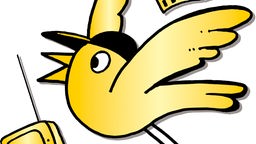 Goldener Spatz Logo