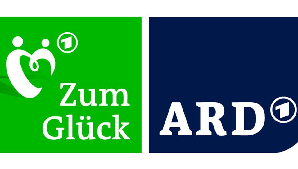 Logo ARD neben Logo Themenwoche Glück
