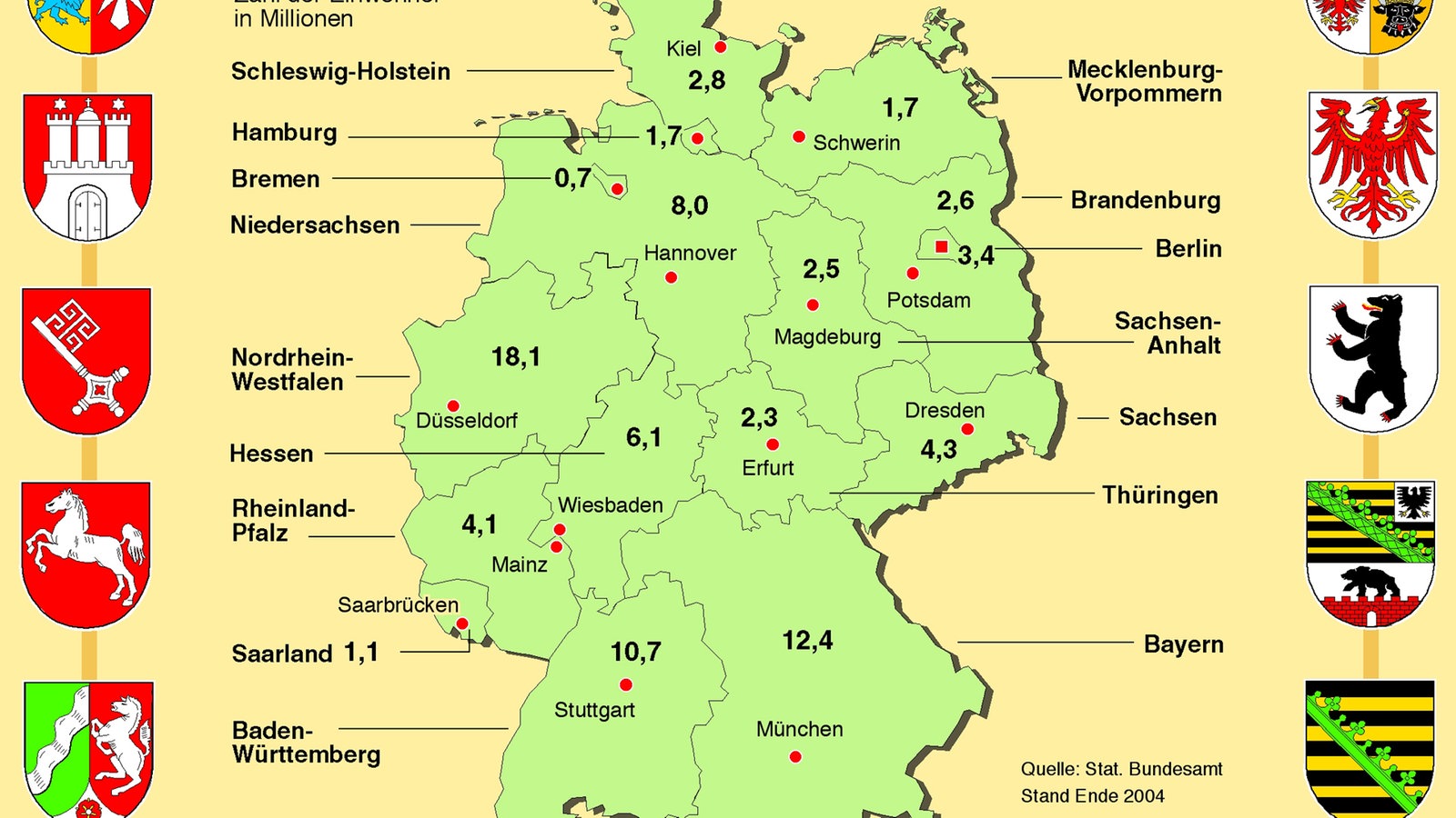 Das bundesland. Карта Германии с федеральными землями. Карта Германии на немецком языке. Карта Германии с землями на немецком языке. Административное деление Германии карта.