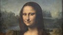 Ausschnitt aus dem Gemälde 'Mona Lisa' von Leonardo da Vinci.
