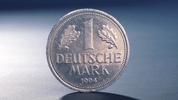 Eine Ein-D-Mark-Münze