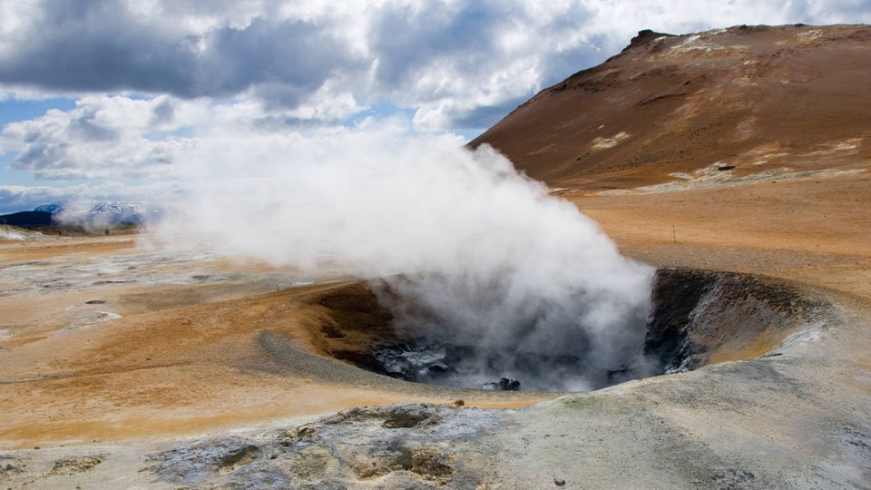 Geothermalgebiet auf Island.
