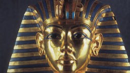 Die Maske von Pharao Tutanchamun.