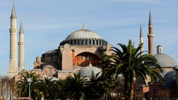 Die Hagia Sophia Moschee in Istanbul.