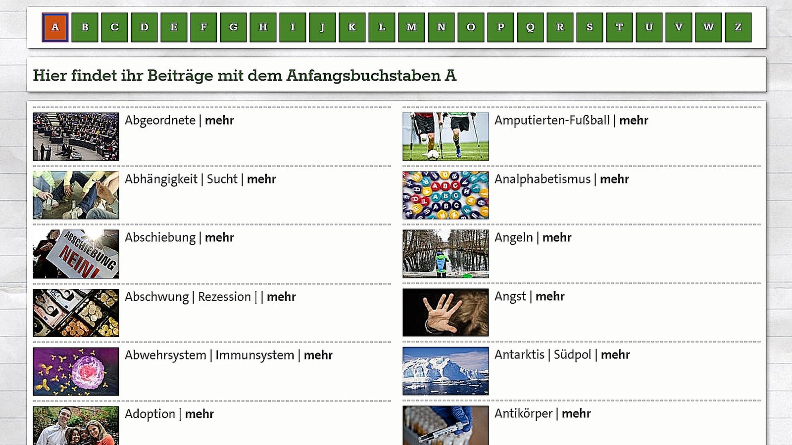 Neuneinhalb Lexikon: Du Vermisst Einen Eintrag? - A Bis Z - Lexikon ...