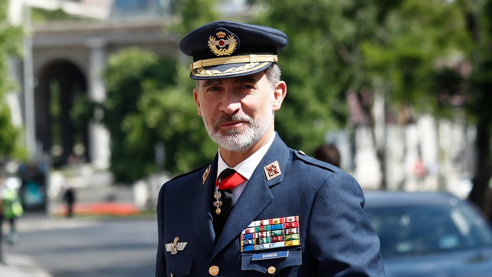 Spanischer König Felipe VI. in Militäruniform.