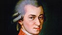 Gemälde: Portrait von Wolfgang Amadeus Mozart.