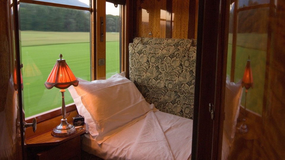 Nachgebautes Schlafabteil des Orient-Express.
