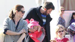 Ben Affleck und Jennifer Garner mit ihrer Tochter.