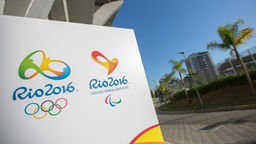 Das Logo der Paralympischen Spiele 2016 in Rio de Jainero.