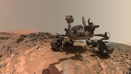 Curiosity auf Mars.