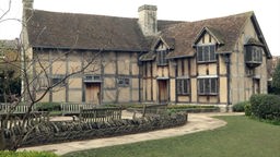 Das restaurierte Geburtshaus von William Shakespeare in Stratford-upon-Avon.