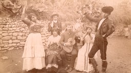 Spanische Sintifamilie um 1890.