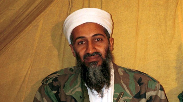 Porträt von Osama bin Laden