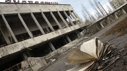 Verlassene Stadt Pripyat in der Nähe von Tschernobyl.
