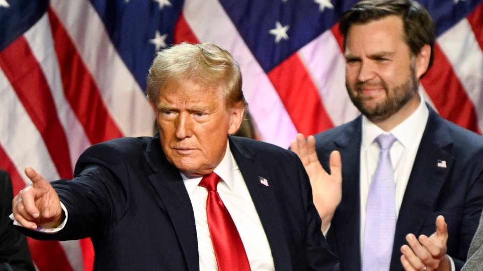 Donald Trump und sein designierter Vize-Präsident J.D. Vance.