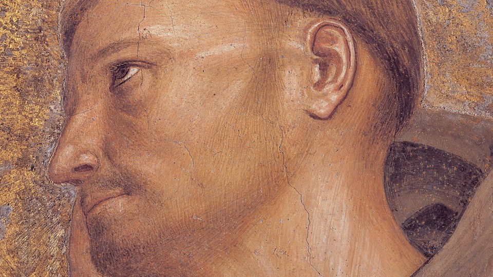 Zeichnung von Franz von Assisi war wohl der erste Tierschützer, den es gab.