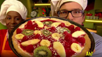 Rezept: Pizza Meer aus Früchten