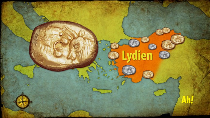 Münze aus Lydien
