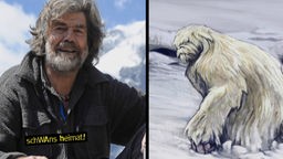 Reinhold Messner und Yeti